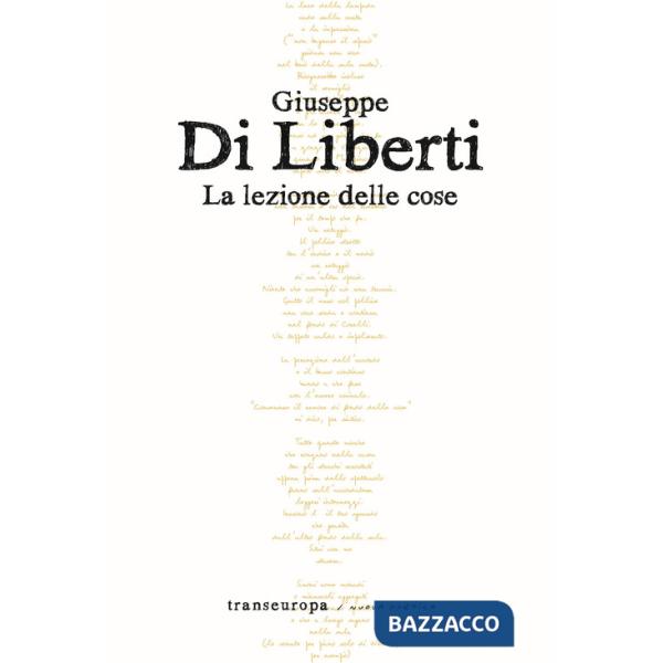 Lezione delle cose (La)