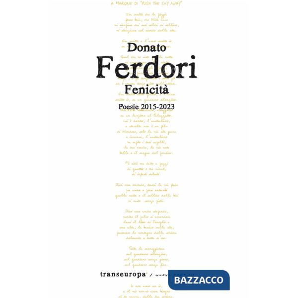 Fenicità. Poesie 2015-2023