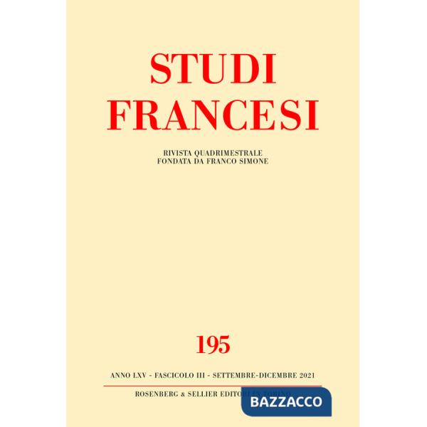Studi francesi. Ediz. italiana e francese. Vol. 195: Christine de Pizan en 2021: traditions, filiations, genèse et diffusion des