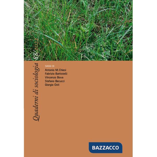 Quaderni di sociologia (2021). Vol. 88