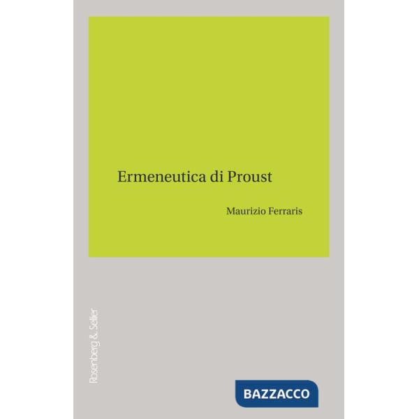 Ermeneutica di Proust