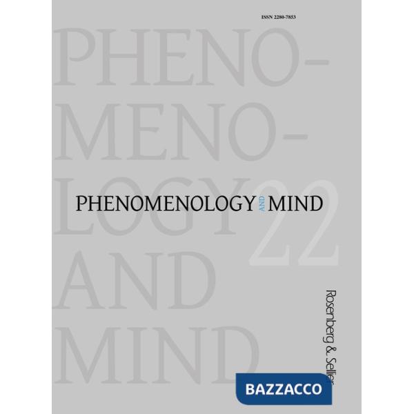 Phenomenology and mind (2022). Vol. 22: Mind, language, and the first-person perspective