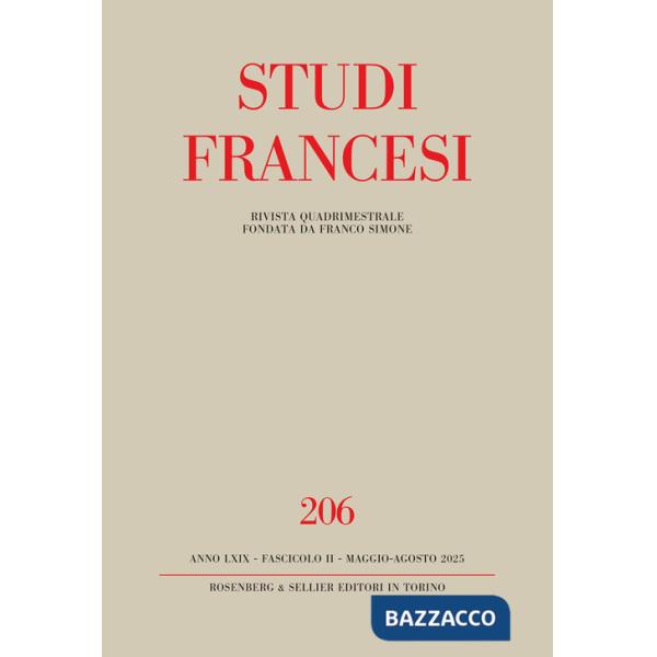 Studi francesi. Ediz. multilingue. Vol. 206: Reconstruire le passé: IA, philologie et imagerie au secours des manuscrits brûlés