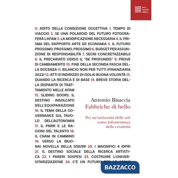 Fabbriche di bello. Per un'università delle arti come infrastruttura della creatività