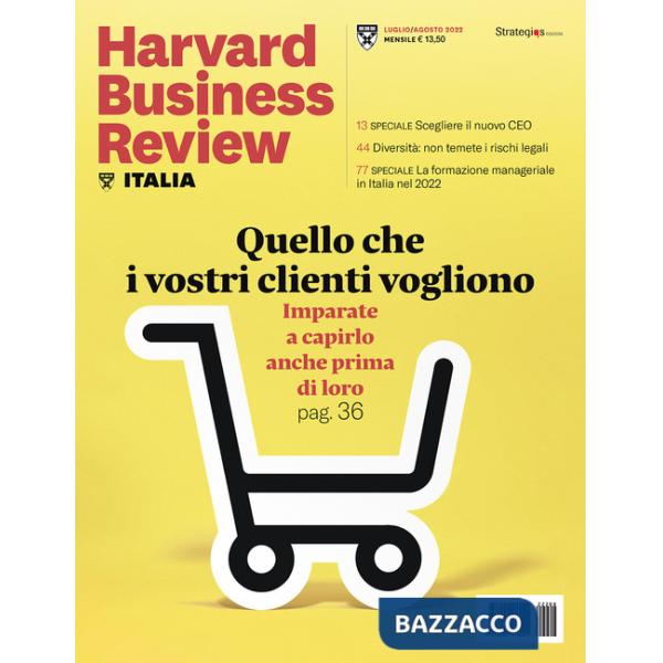 Harvard Business Review Italia (2022). Vol. 7-8