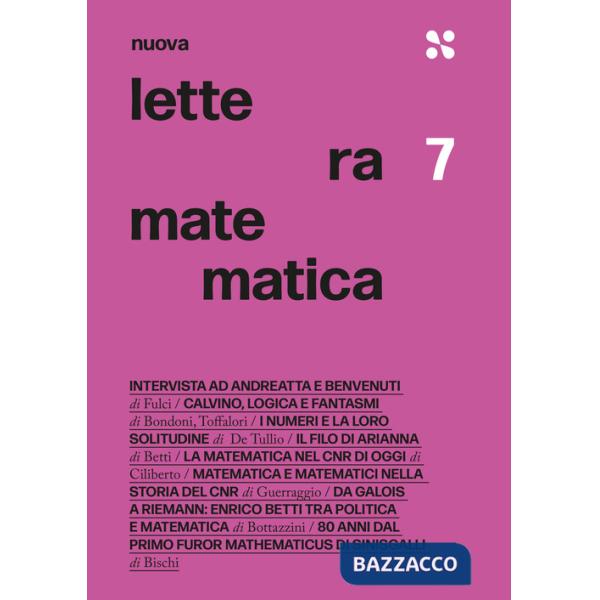 Nuova lettera matematica. Vol. 7