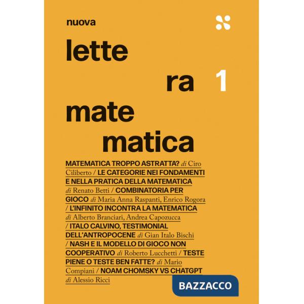 Nuova lettera matematica. Vol. 1