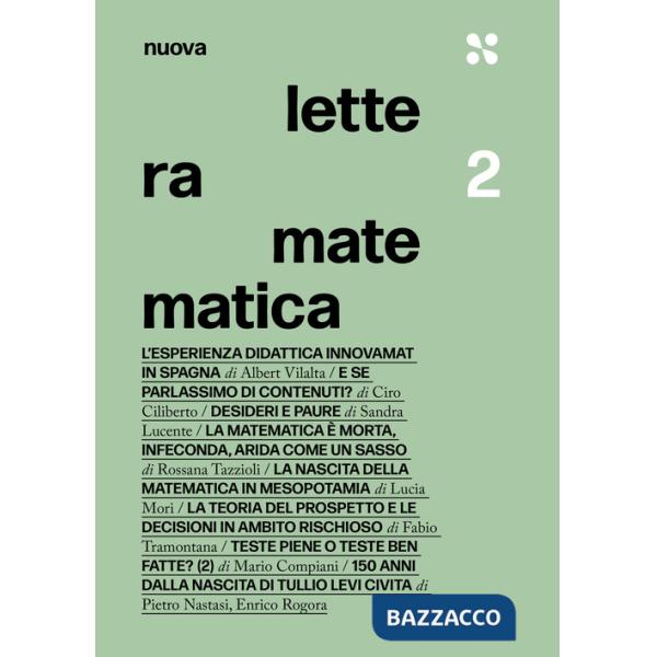 Nuova lettera matematica. Vol. 2
