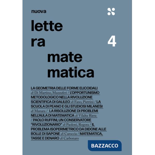 Nuova lettera matematica. Vol. 4