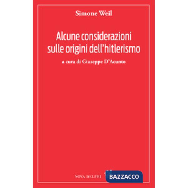 Alcune considerazioni sulle origini dell'hitlerismo
