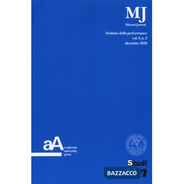 Mimesis journal. Vol. 9/2