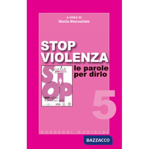 Stop violenza. Le parole per dirlo