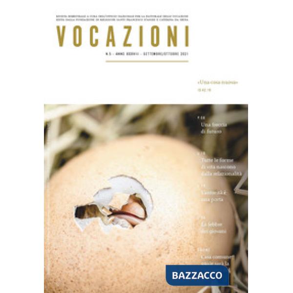 Vocazioni (2021). Vol. 5: Una cosa nuova