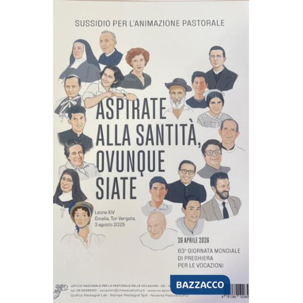 Aspirate alla santità ovunque siate. 2026. Sussidio pastorale