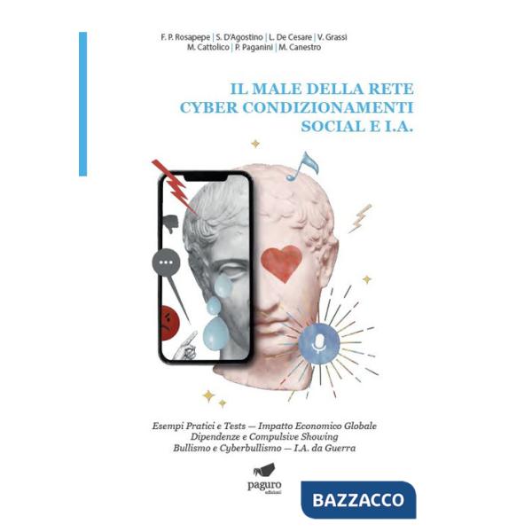 Male della rete. Cyber condizionamenti. Social e I.A. Esempi pratici e tests. Impatto economico globale dipendenze e compulsive 
