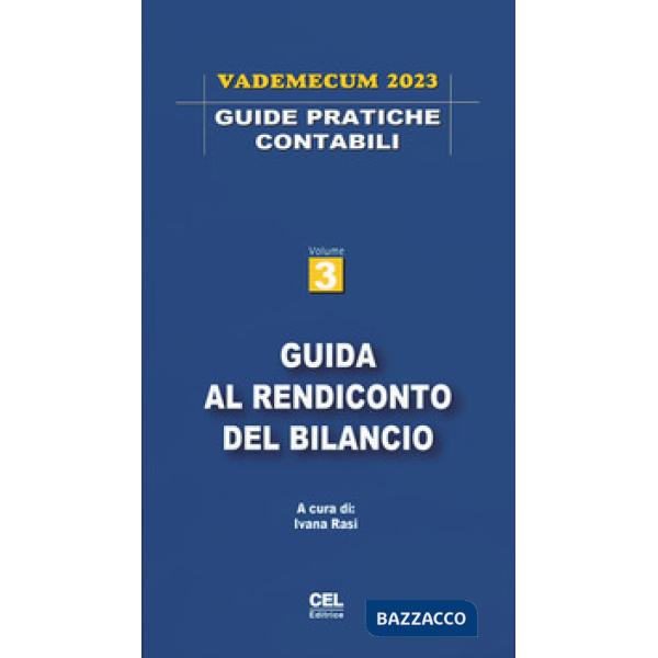 Guida al rendiconto del bilancio. Vademecum 2023