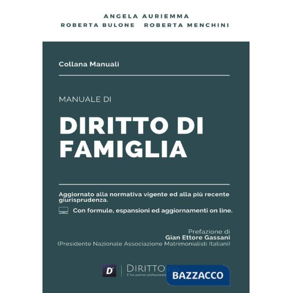 Manuale di diritto di famiglia. Con espansione online