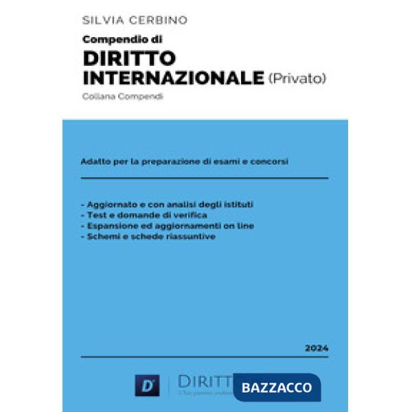 Compendio di diritto internazionale (privato)