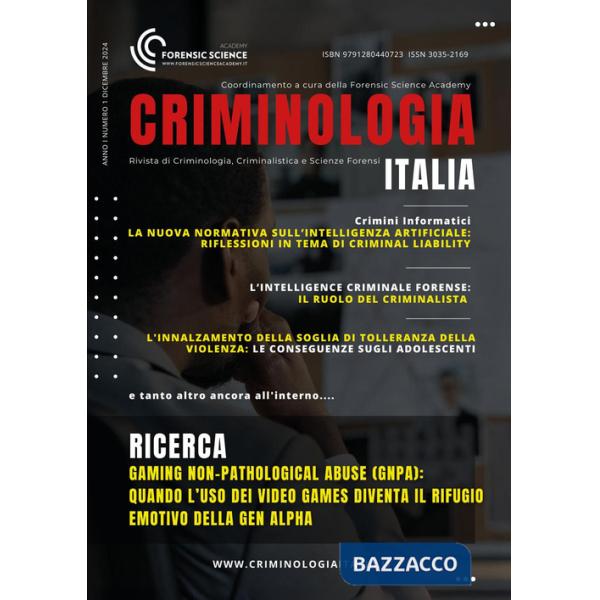 Criminologia Italia. Vol. 1