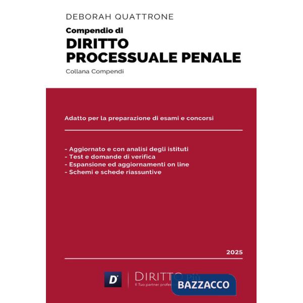 Compendio di diritto processuale penale