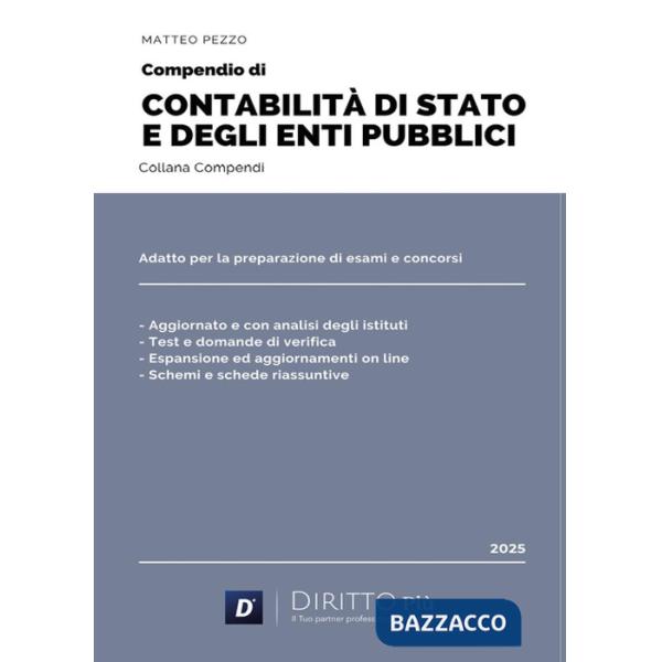 Compendio di contabilità di stato e degli enti pubblici