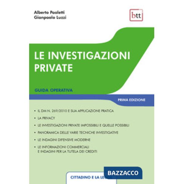 Le investigazioni private: guida operativa