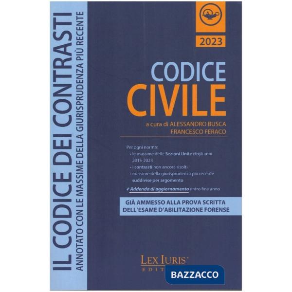 Codice dei contrasti di diritto civile