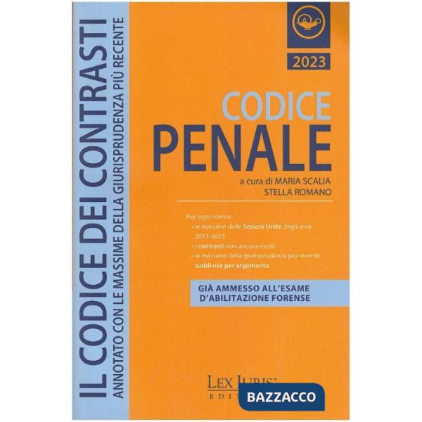 Codice dei contrasti di diritto penale
