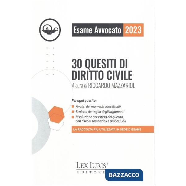 30 quesiti di diritto civile