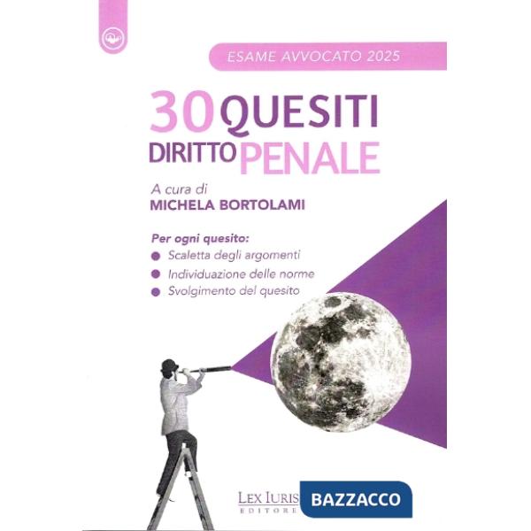 30 QUESITI PENALE 2025