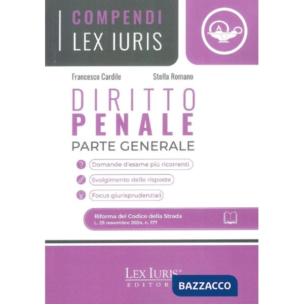COMPENDIO DIRITTO PENALE PARTE GENERALE