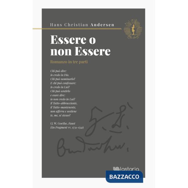 Essere o non essere. Romanzo in tre parti