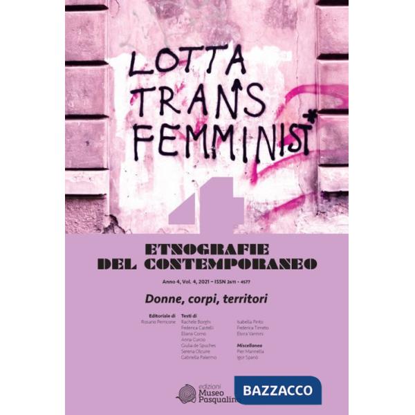 Etnografie del contemporaneo (2021). Vol. 4: Donne, corpi, territori