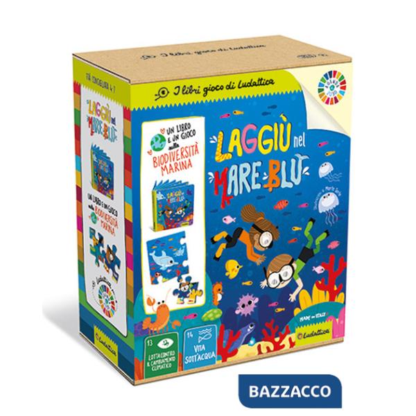 Laggiù nel mare blu! Ediz. a colori. Con puzzle