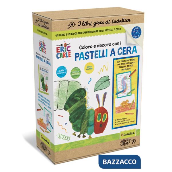 Coloro e decoro con i pastelli a cera. I libri gioco del piccolo Bruco Maisazio. Ediz. a colori. Con 5 pastelli