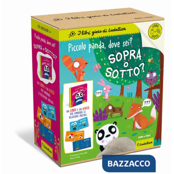 Piccolo Panda, dove sei? Sopra o sotto? Ediz. a colori. Con gioco di associazione logica