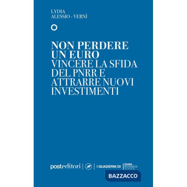 Non perdere un euro. Vincere la sfida del PNRR e attrarre nuovi investimenti