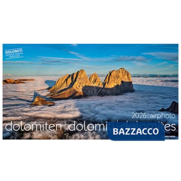 Dolomiten. Dolimiti. Airfhoto. Calendario 2026
