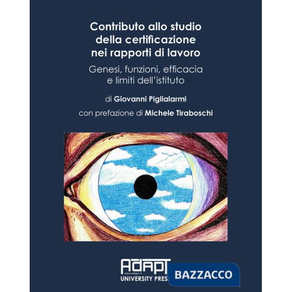 Contributo allo studio della certificazione nei rapporti di lavoro. Genesi, funzioni, efficacia e limiti dell'istituto