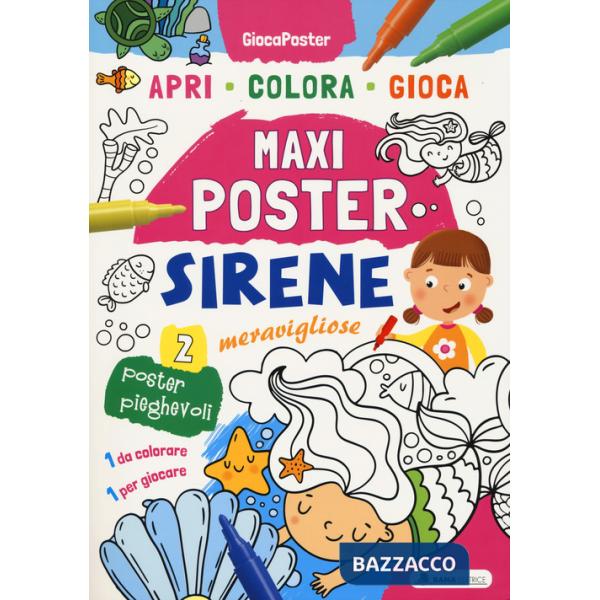 Sirene meravigliose. Maxi poster. Ediz. illustrata