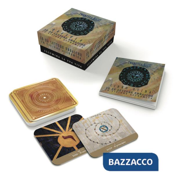 22 lettere ebraiche in versione alchemica. Ediz. illustrata. Con 22 carte oracolo (Le)