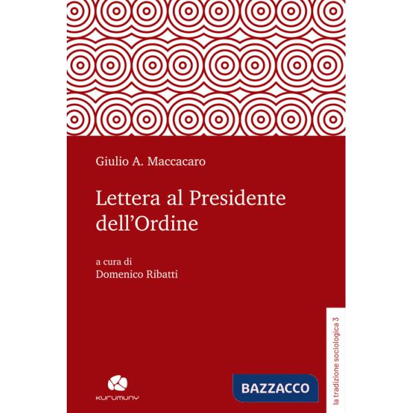 Lettera al Presidente dell'Ordine
