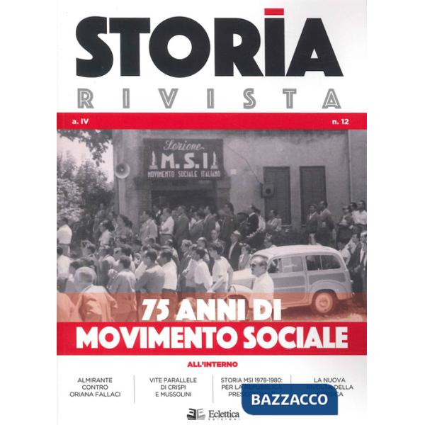 Storia Rivista (2021). Vol. 12: 75 anni di movimento sociale
