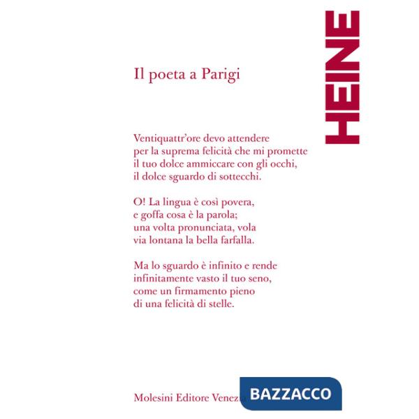 Poeta a Parigi. Poesie scelte 1832- 1856 (Il)