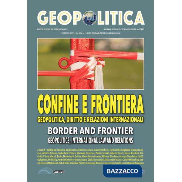 Geopolitica (2025). Vol. 1: Confine e frontiera. Geopolitica, diritto e relazioni internazionali
