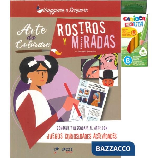 Rostros y miradas. Arte da colorare