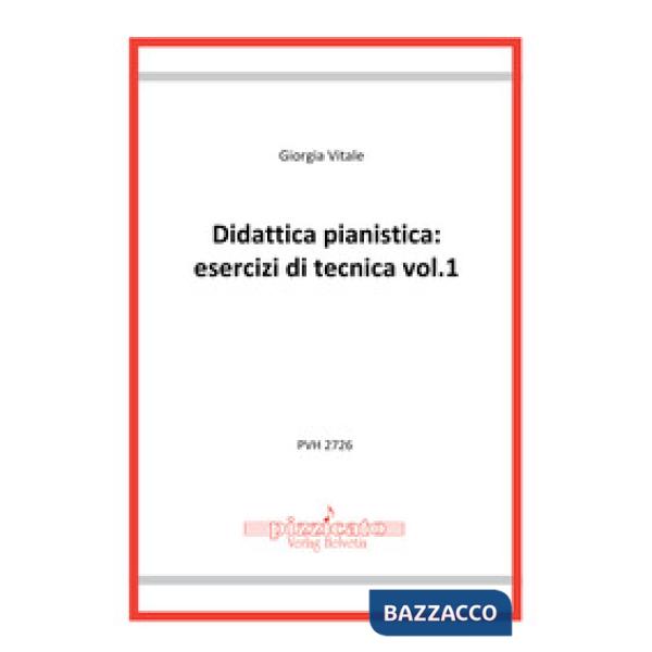Didattica pianistica: esercizi di tecnica