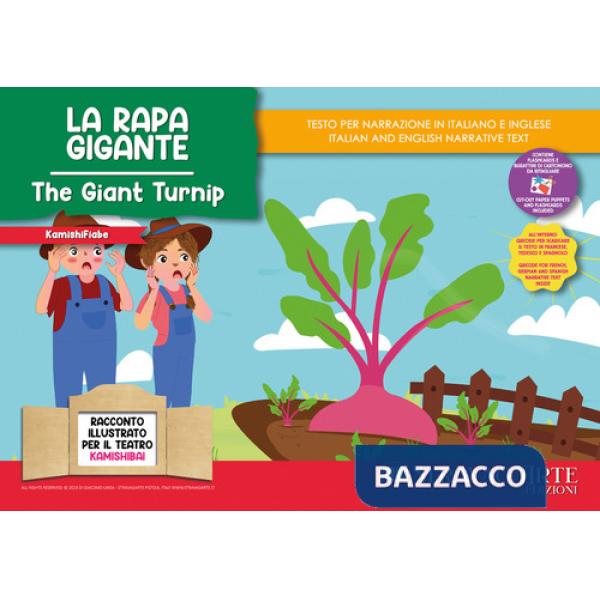 Rapa gigante. Storia kamishibai. Ediz. italiana e inglese. Con QR code per traduzioni (FR/DE/ES) e materiali didattici stampabil