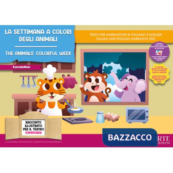 Settimana a colori degli animali. Storia kamishibai. Ediz. italiana e inglese. Con QR code per traduzioni (FR/DE/ES) e materiali