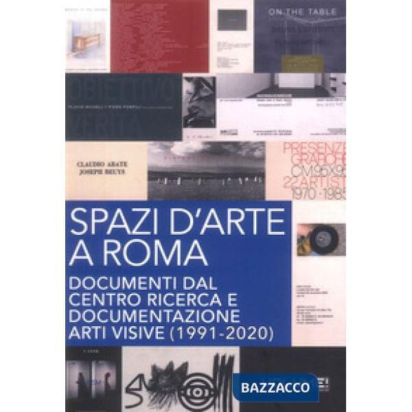 Spazi d'arte a Roma. Documenti dal Centro ricerca e documentazione arti visive (1991-2020)